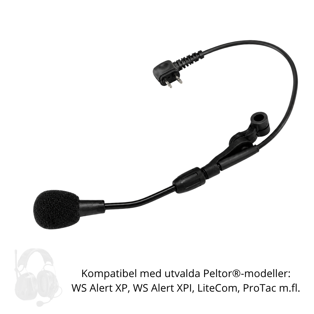 WorkEars™ - Bommikrofon kompatibel med Peltor