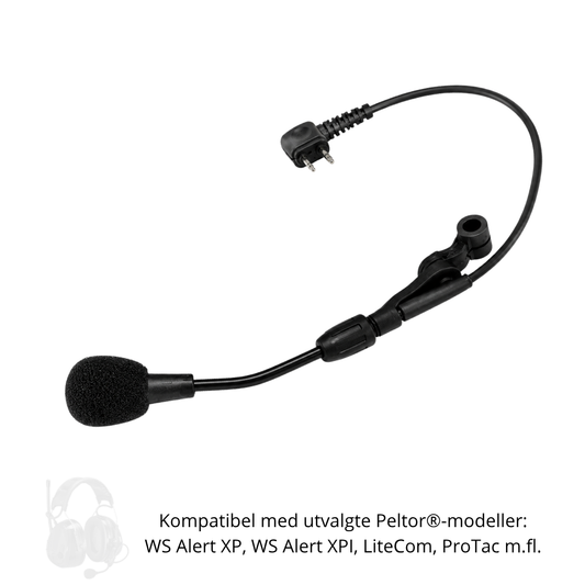 WorkEars™ - Bommikrofon kompatibel med Peltor